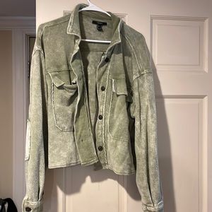 Forever 21 cropped shacket